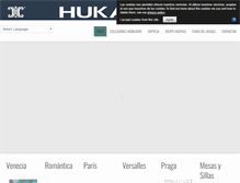 Tablet Screenshot of hukammobiliario.com